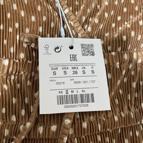 Pull&Bear Brown Polka Dot Romper - Picture 5 of 5